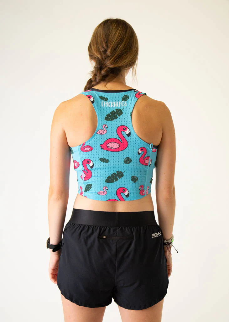 Blue Flamingo PWR Crop Top - Image 4