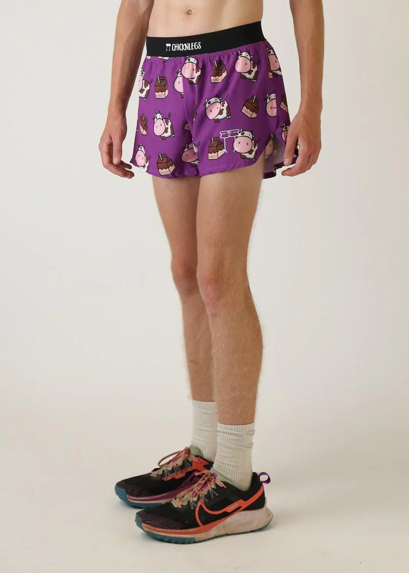 Men's Choccy Cows 4" Half Split Shorts - Image 2