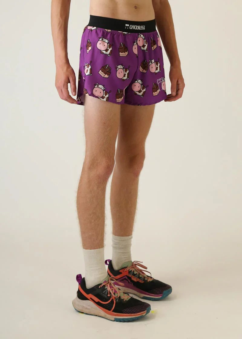 Men's Choccy Cows 4" Half Split Shorts - Image 3