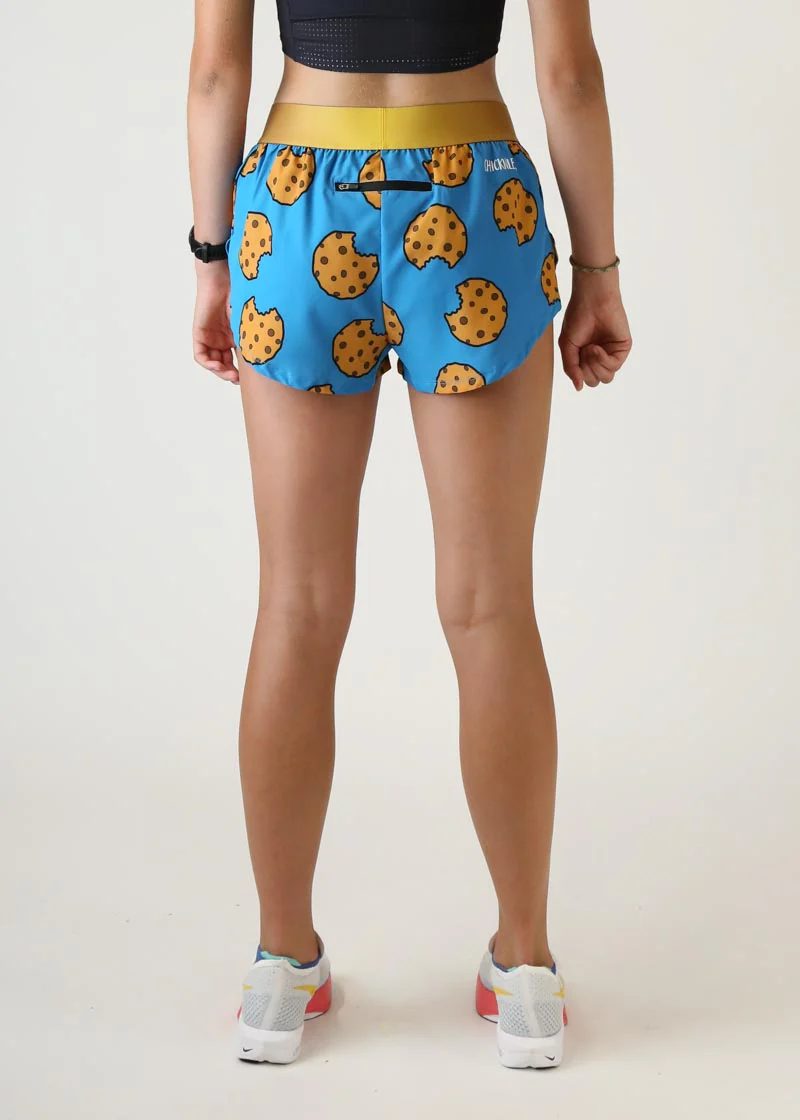 Women's Chocolate Chip Cookies  1.5" Split Shorts - Image 5
