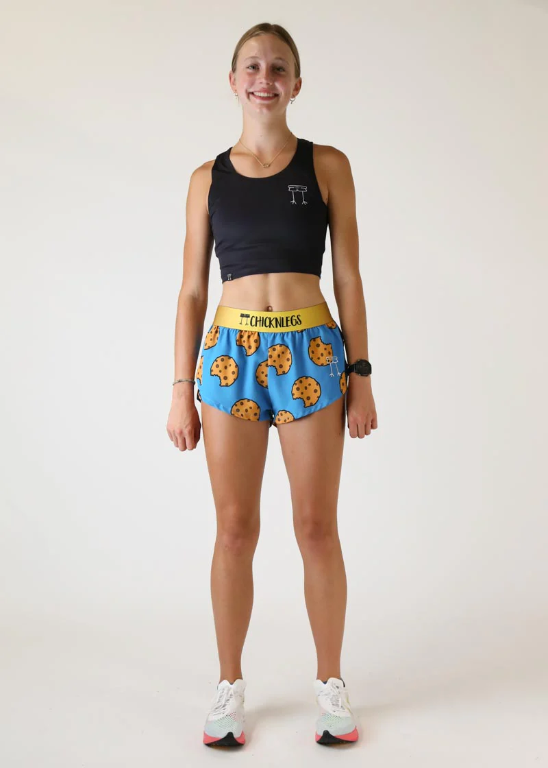 Women's Chocolate Chip Cookies  1.5" Split Shorts - Image 6