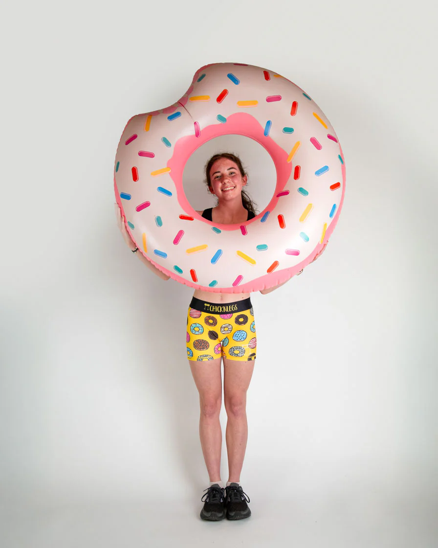 Women's Salty Donuts 3" Race Compression Shorts - Image 7