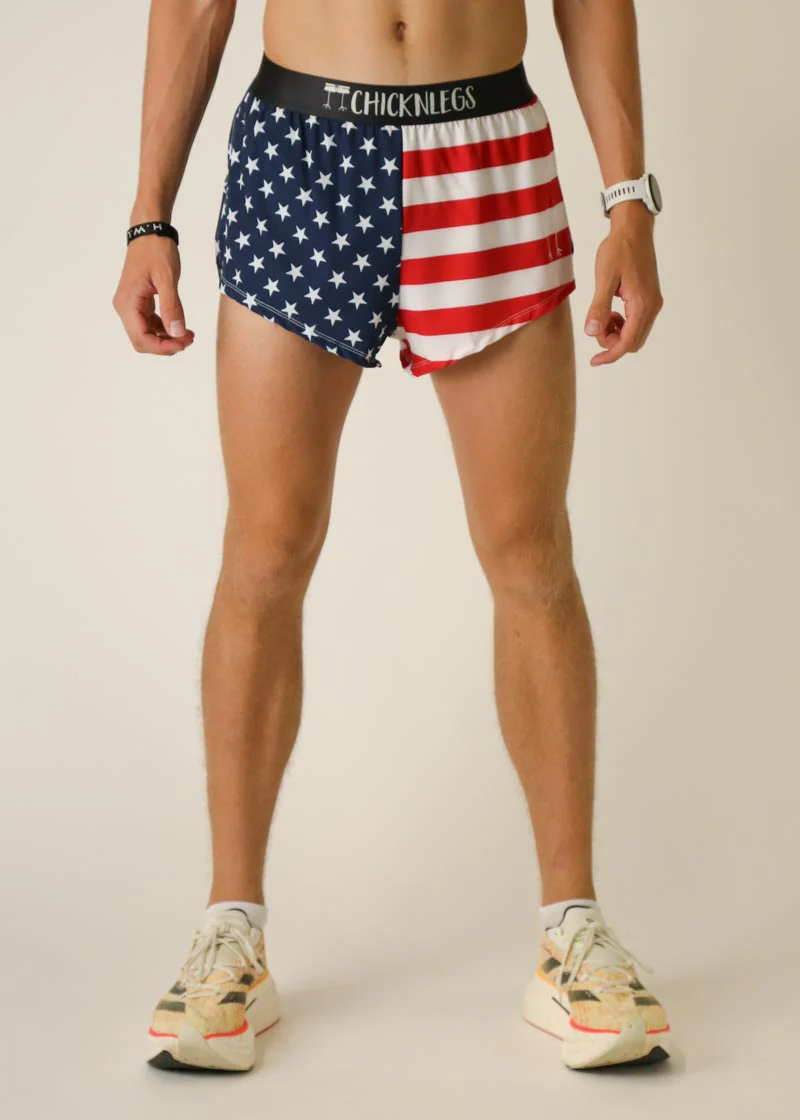 Men's USA 2" Split Shorts - Image 2