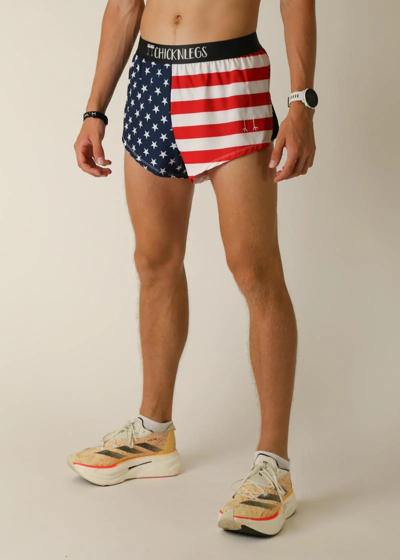 Men's USA 2" Split Shorts - Image 3