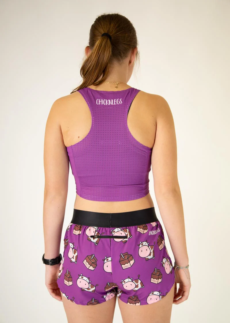Deep Purple PWR Crop Top - Image 4