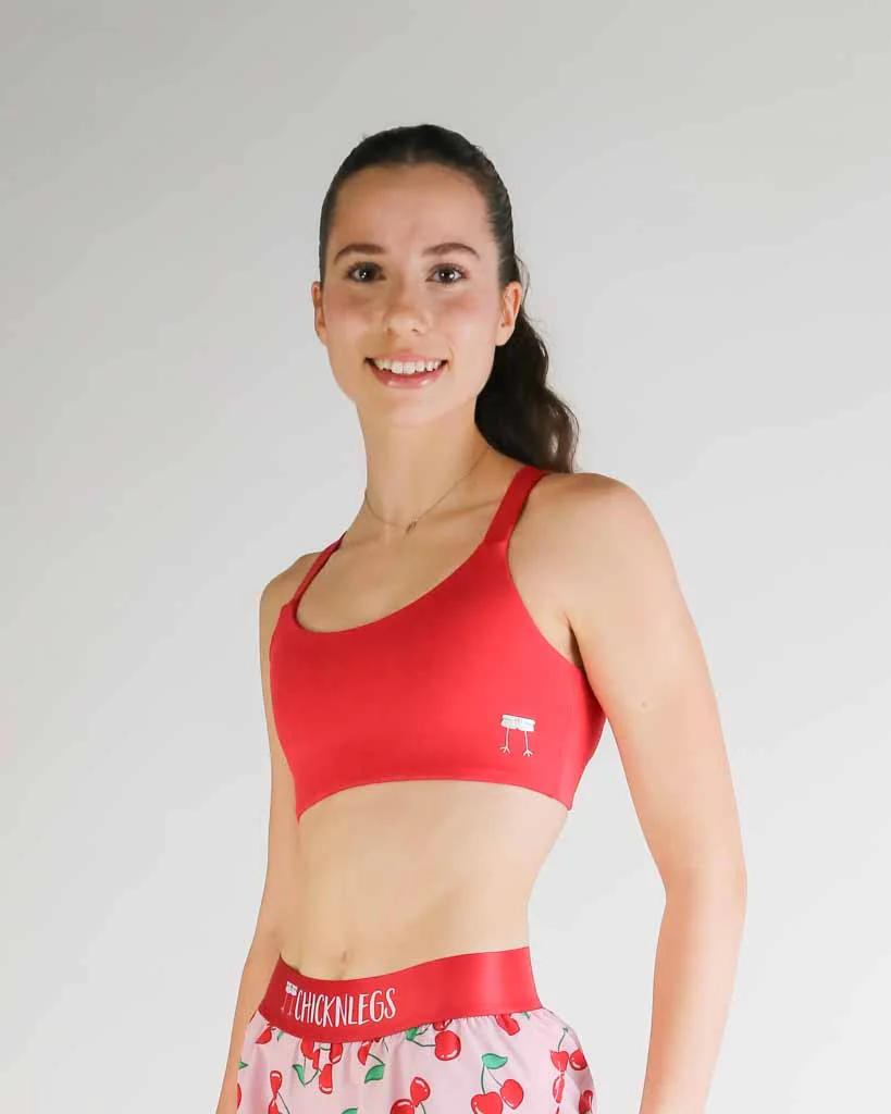 FLY Y-Back Sports Bra – Cherry - Image 2