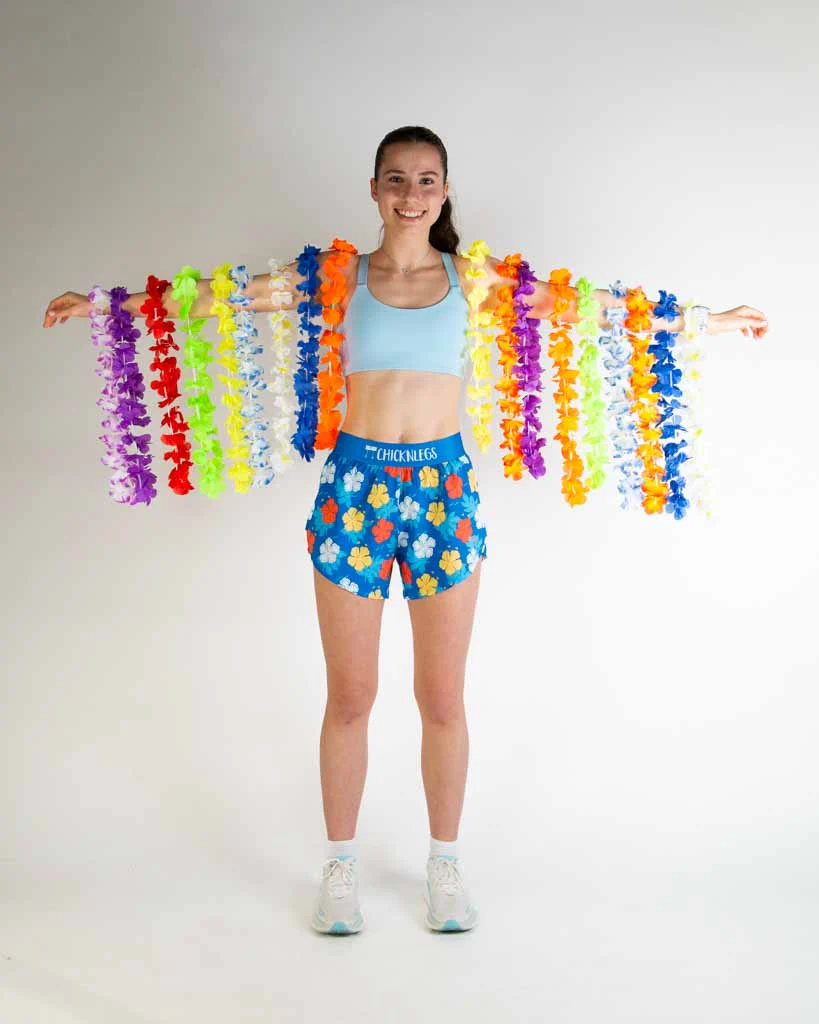 Women's Hawaiian 4" Split Shorts - Image 5