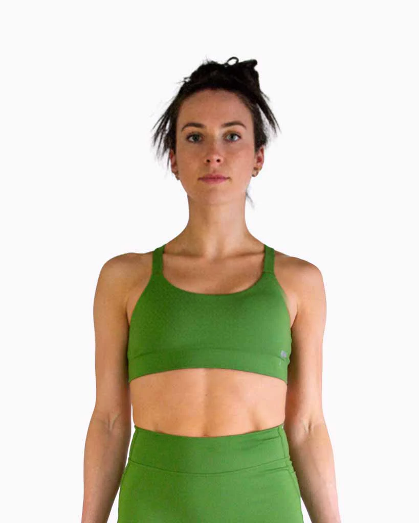 FLY Y-Back Sports Bra – Olive - Image 2