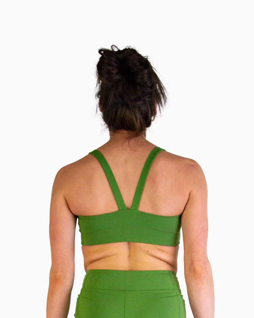 FLY Y-Back Sports Bra – Olive - Image 5