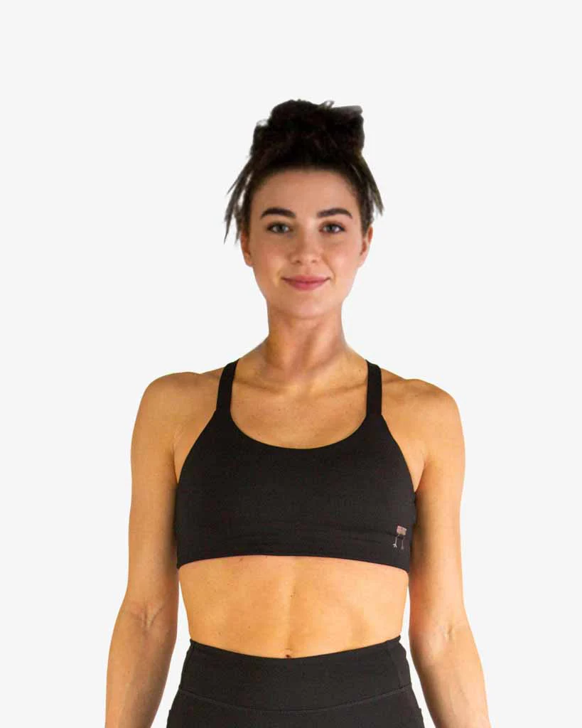 FLY Y-Back Sports Bra – Onyx - Image 2