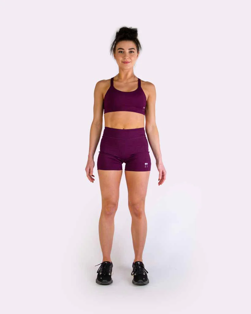 FLY Y-Back Sports Bra – Plum - Image 6