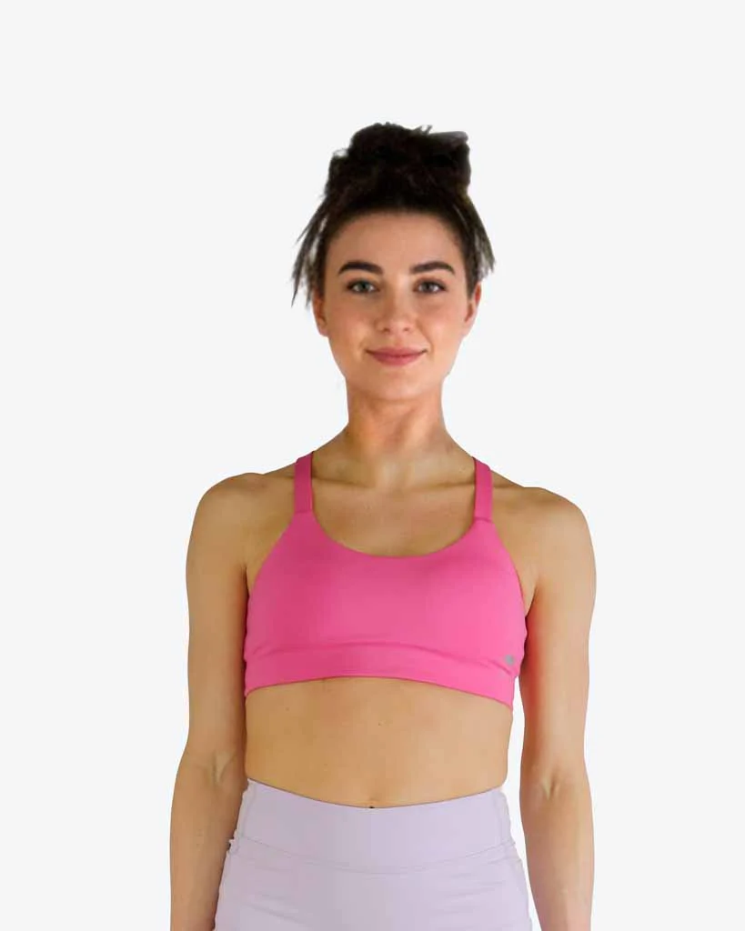 FLY Y-Back Sports Bra – Raspberry - Image 2