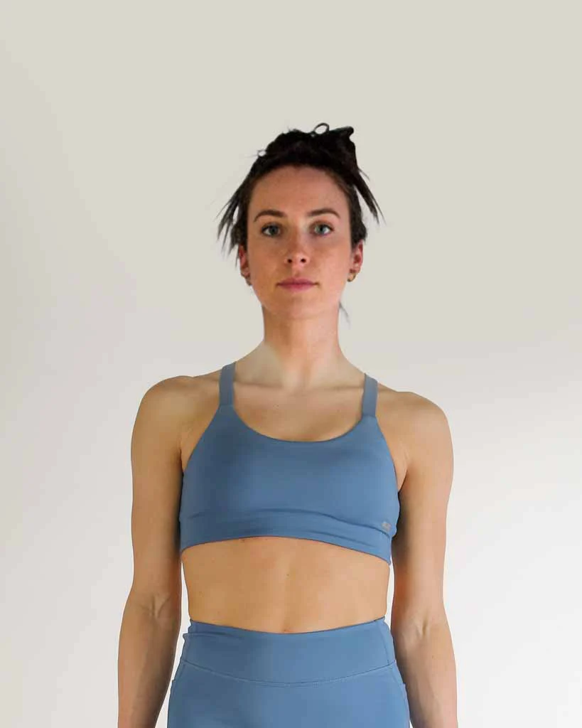 FLY Y-Back Sports Bra – Slate Blue - Image 2