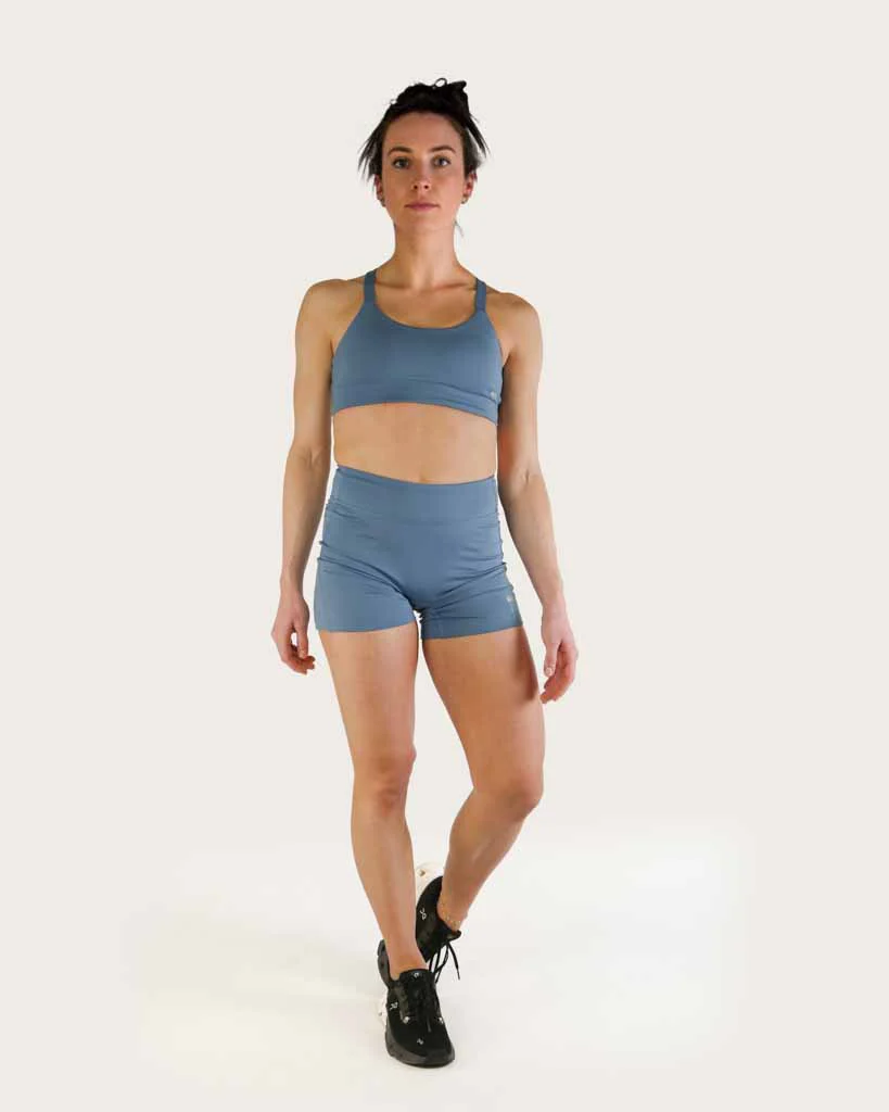 FLY Y-Back Sports Bra – Slate Blue - Image 6
