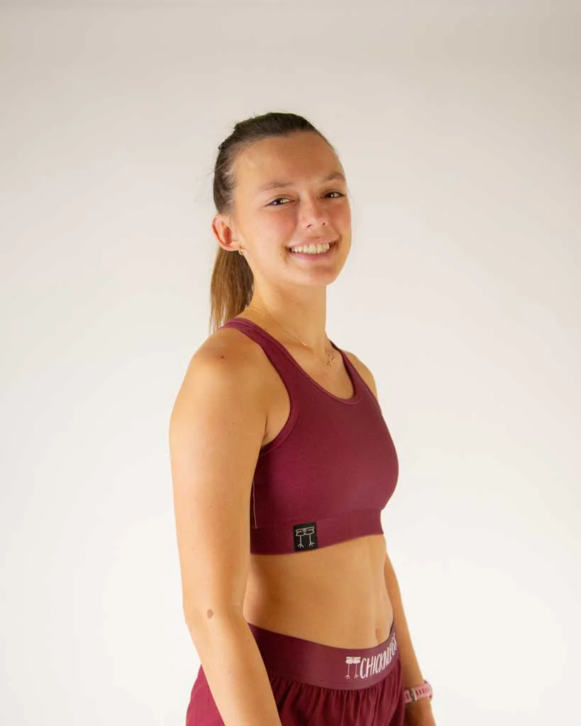 Maroon OG Sports Bra - Image 3