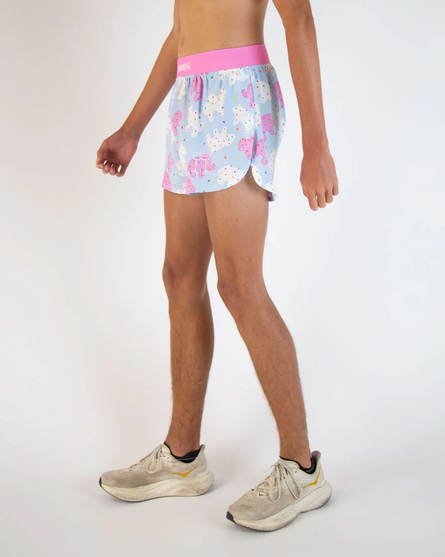 Men's Animal Cookies 4" Half Split Shorts - Image 2