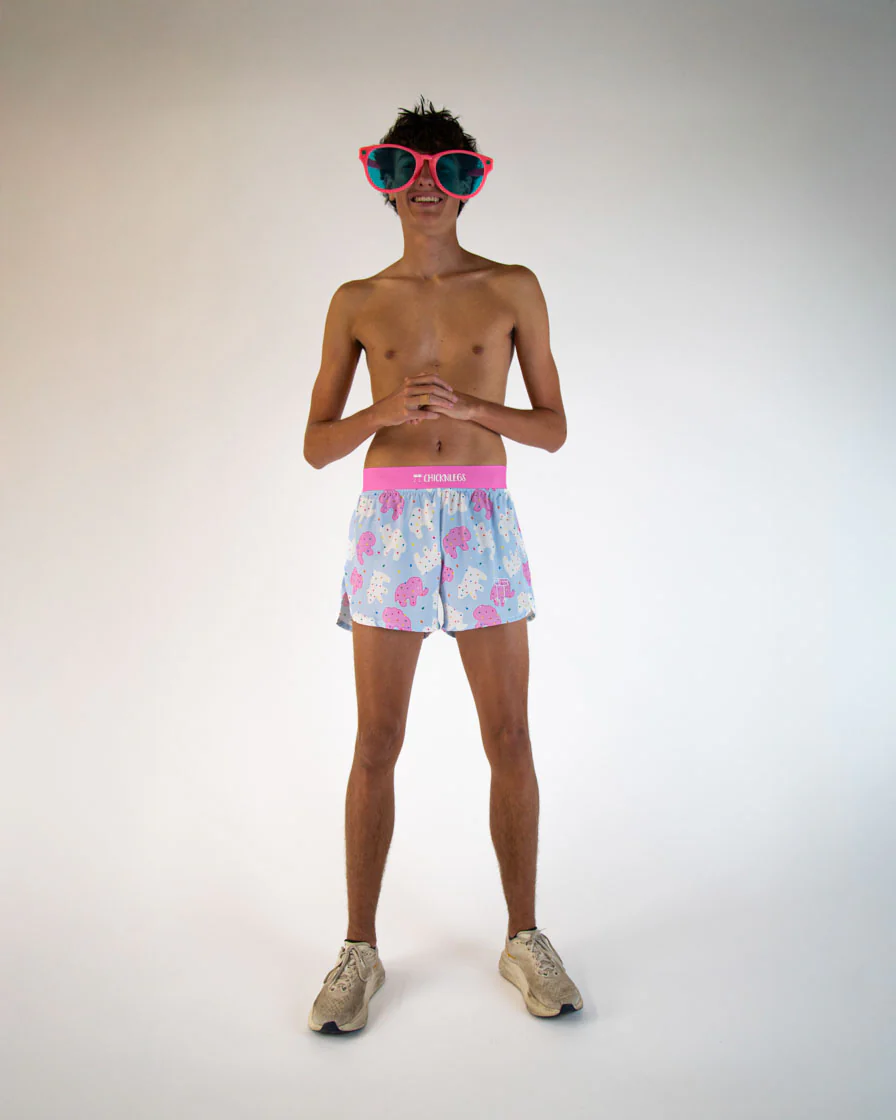Men's Animal Cookies 4" Half Split Shorts - Image 5