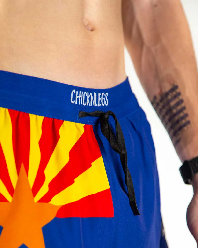 Men's Arizona Flag 2" DS Split Shorts - Image 2