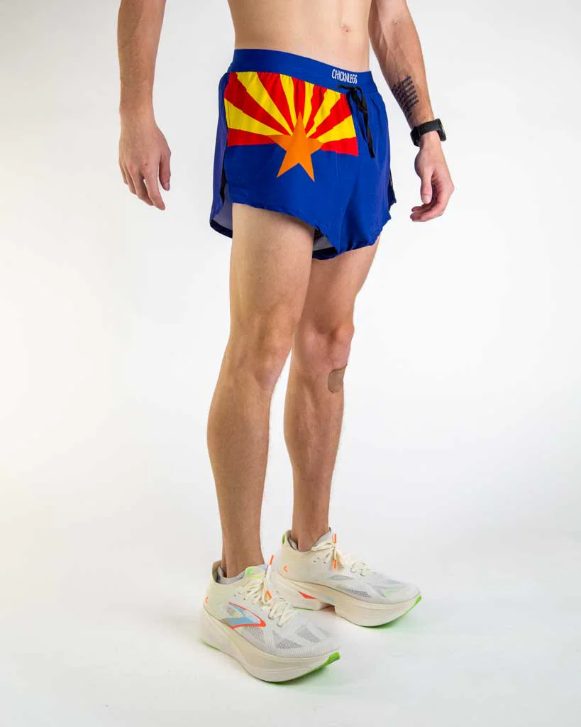 Men's Arizona Flag 2" DS Split Shorts - Image 3