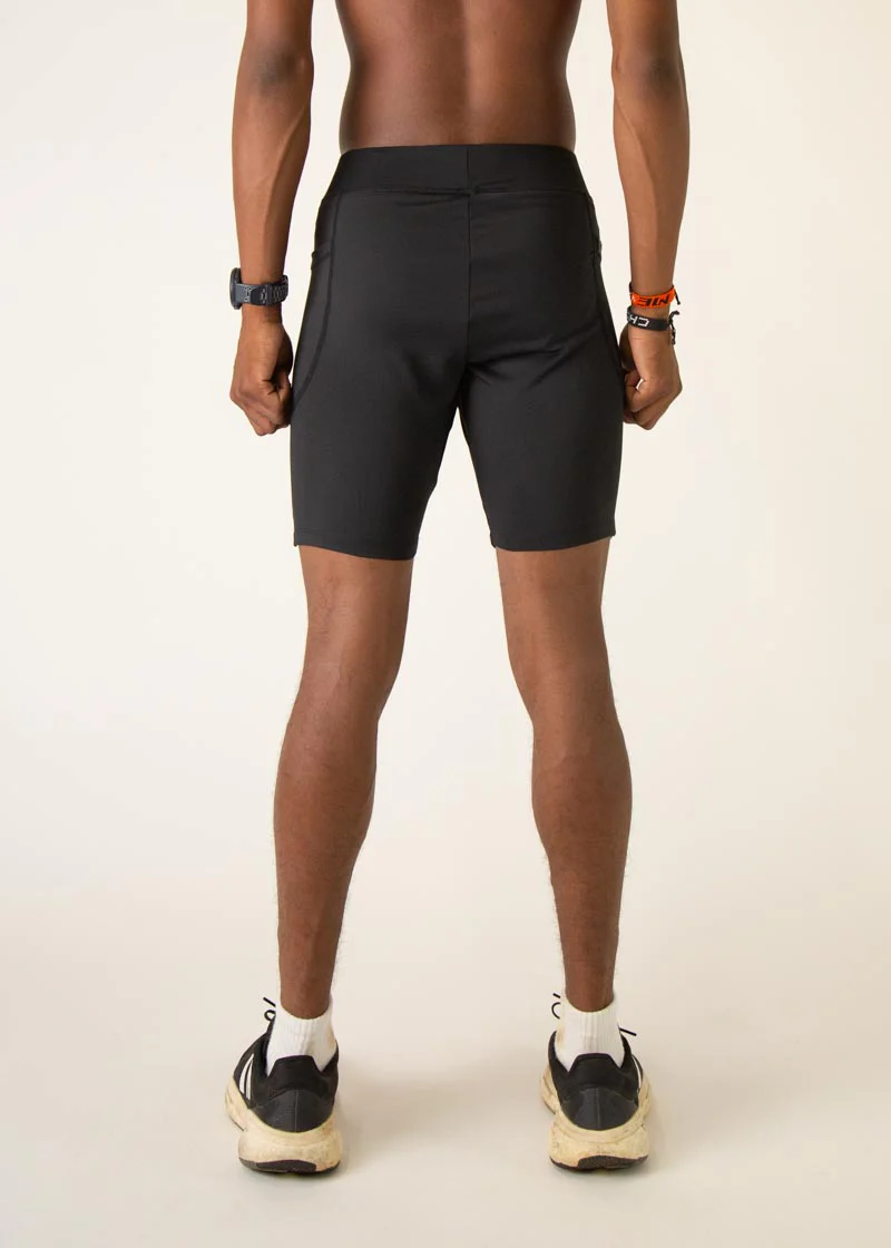 Men's Black 8" Half Tights - Image 5