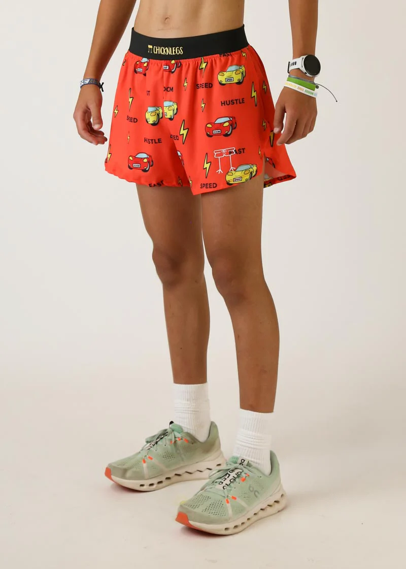 Men's Cars 4" Half Split Shorts - Image 2