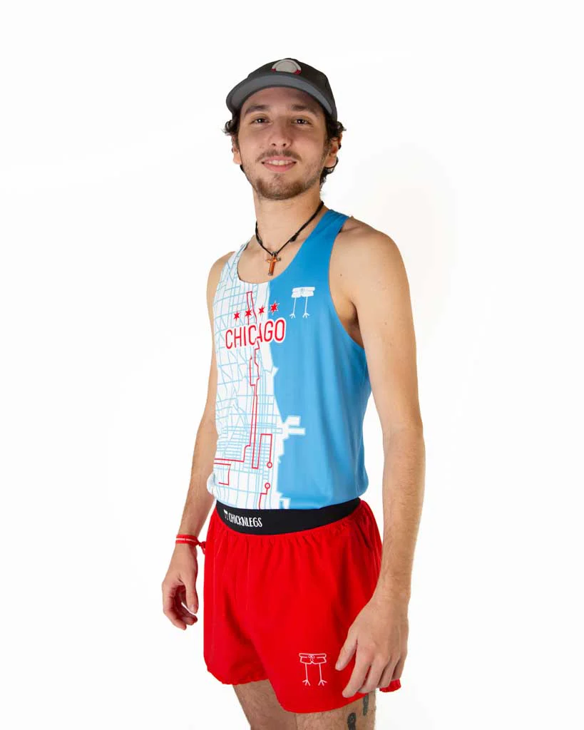 Men's Chicago Marathon Course Singlet - Image 2