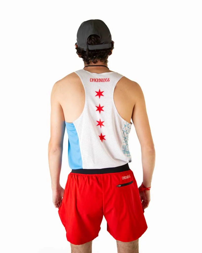 Men's Chicago Marathon Course Singlet - Image 4