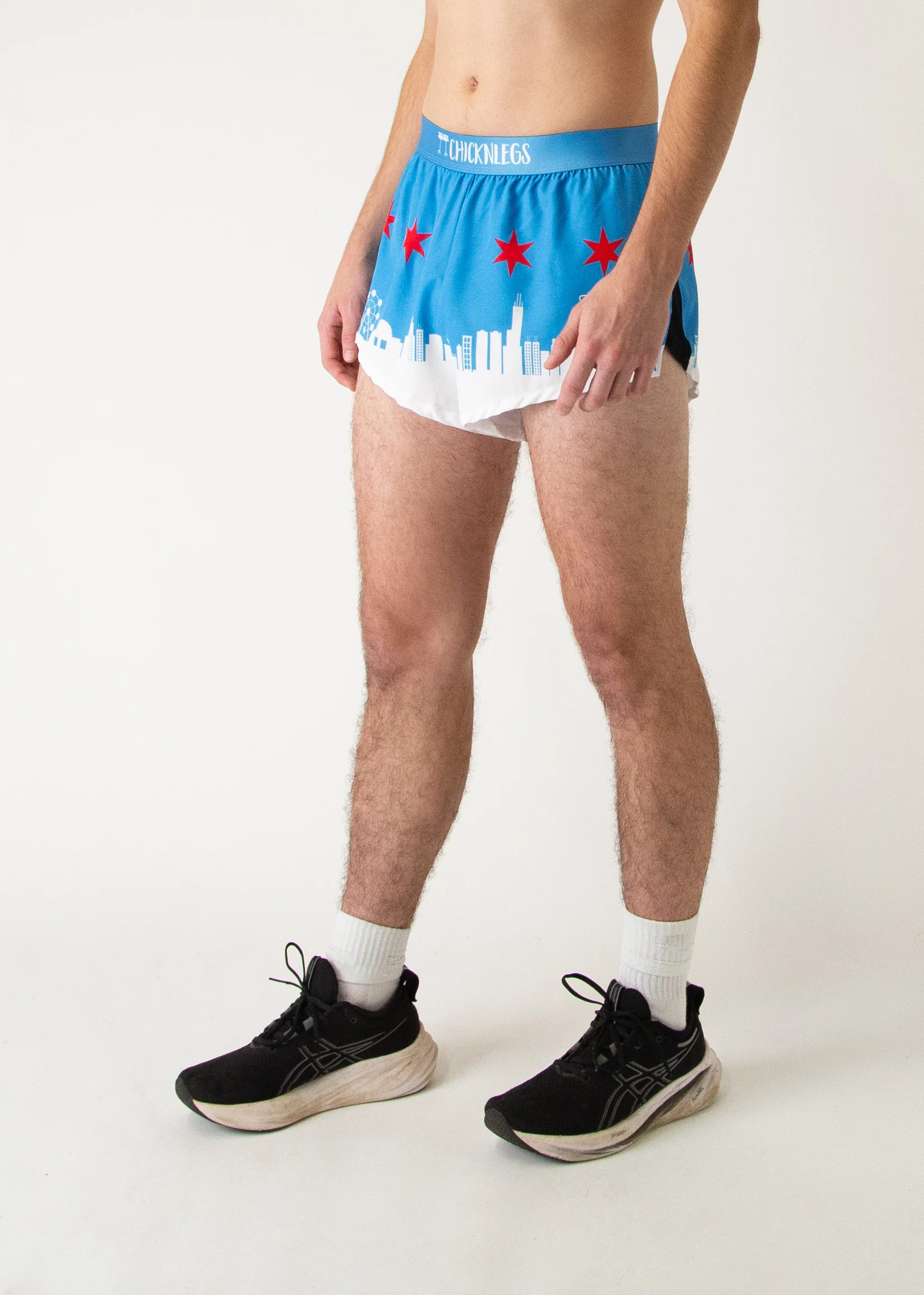 Men's Chicago Skyline 2" Split Shorts - Image 3