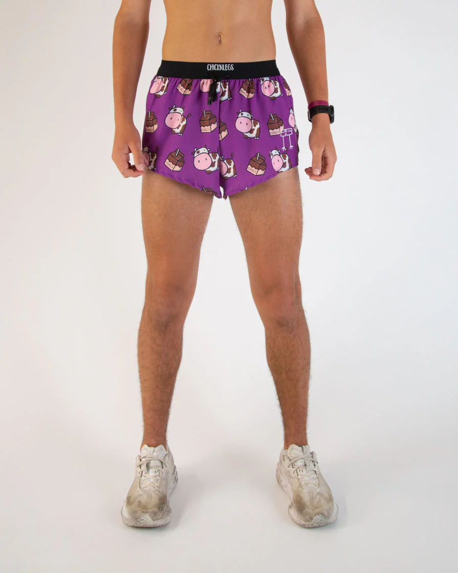 Men's Choccy Cows 2" DS Split Shorts