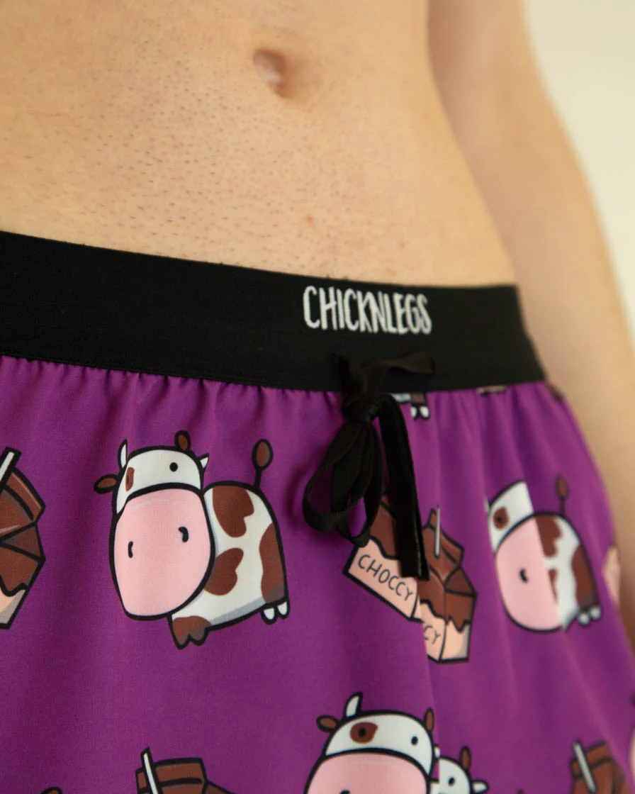 Men's Choccy Cows 2" DS Split Shorts - Image 2