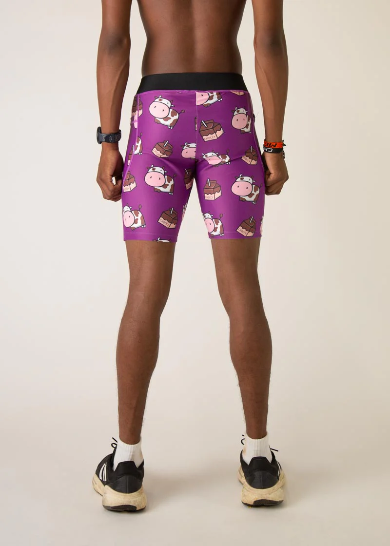 Men's Choccy Cows 8" Half Tights - Image 5