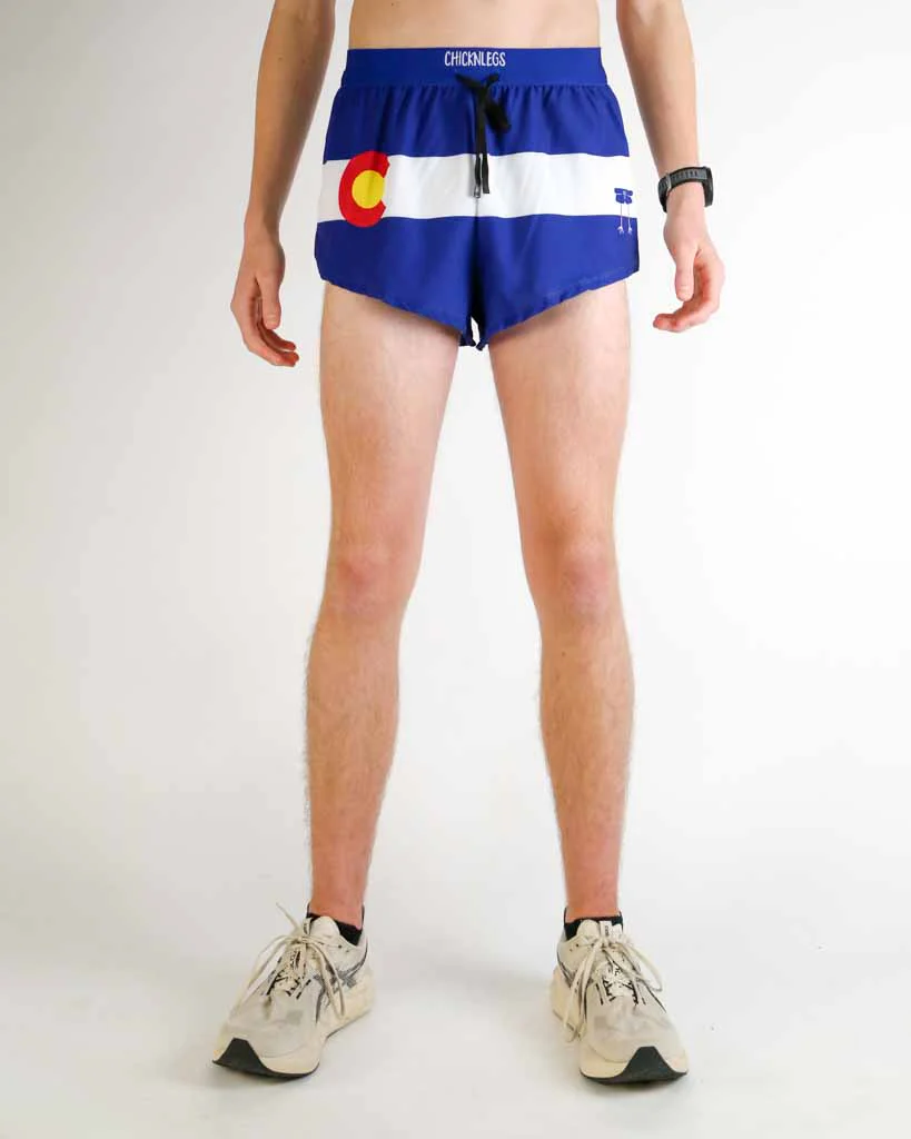 Men's Colorado Flag 2" DS Split Shorts