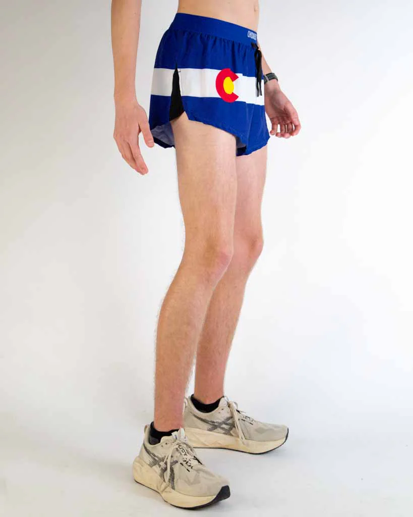 Men's Colorado Flag 2" DS Split Shorts - Image 4