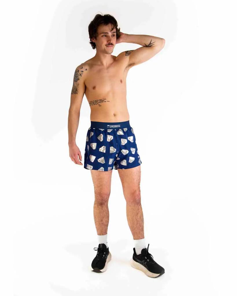 Men's Diamonds 4" Half Split Shorts - Image 5