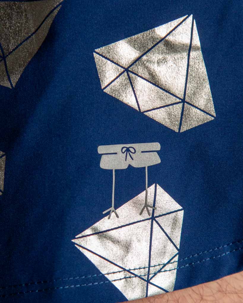 Men's Diamonds 4" Half Split Shorts - Image 6
