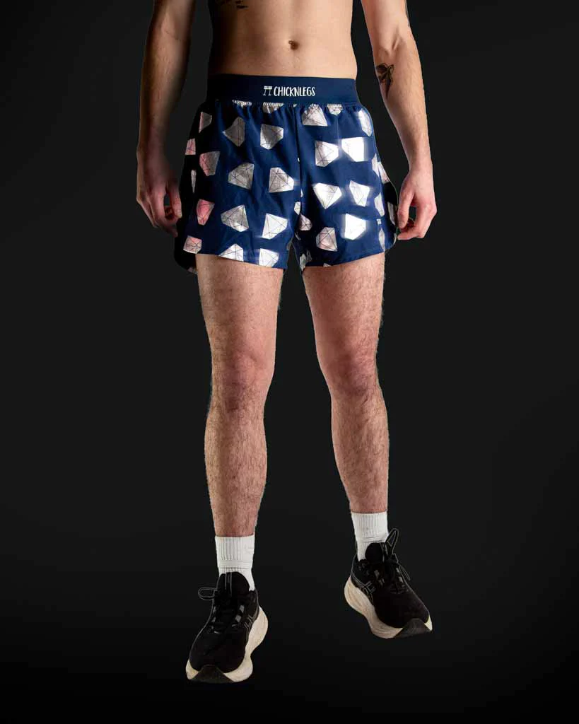 Men's Diamonds 4" Half Split Shorts - Image 7