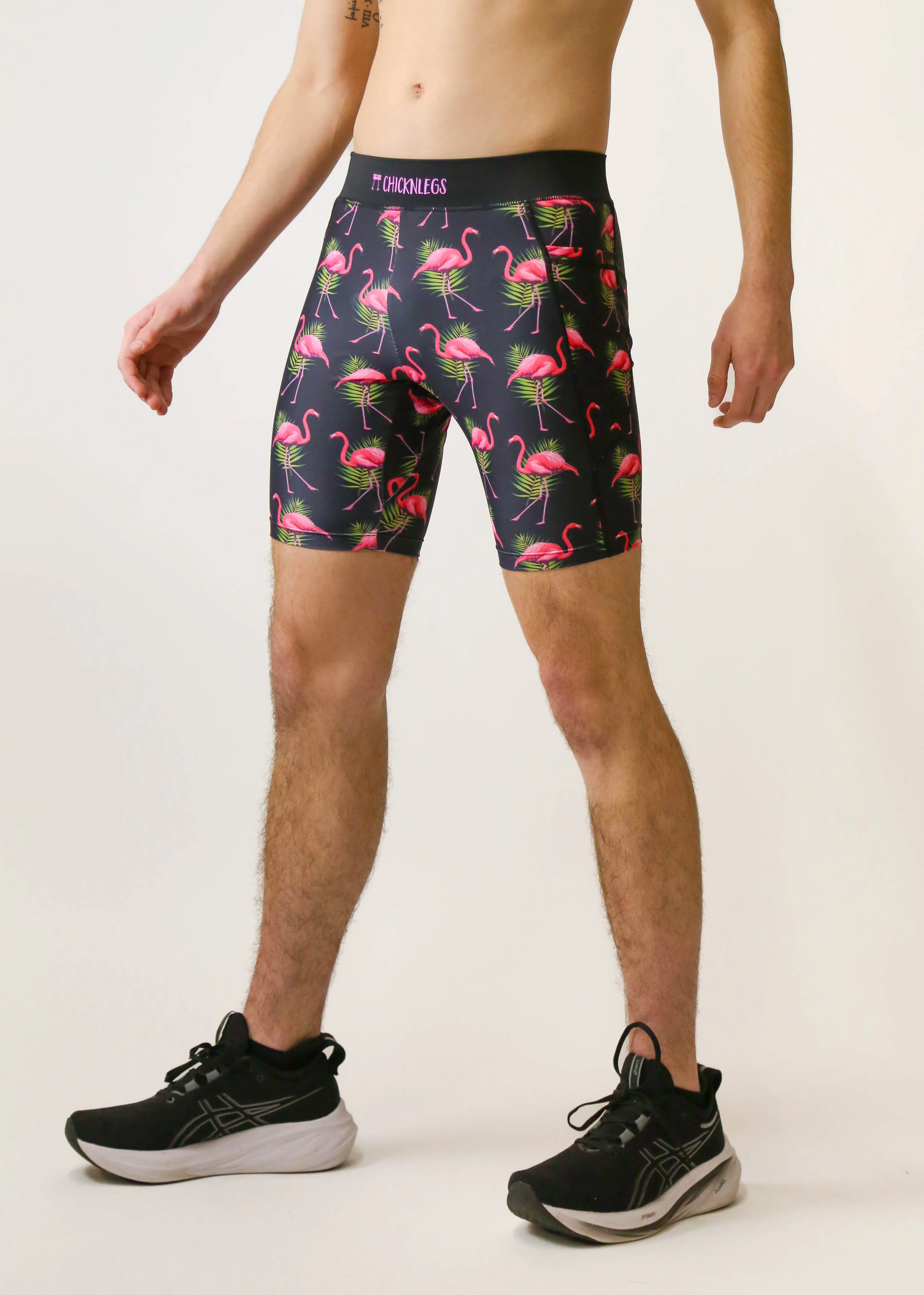 Men's Flamingo 8" Half Tights - Image 3
