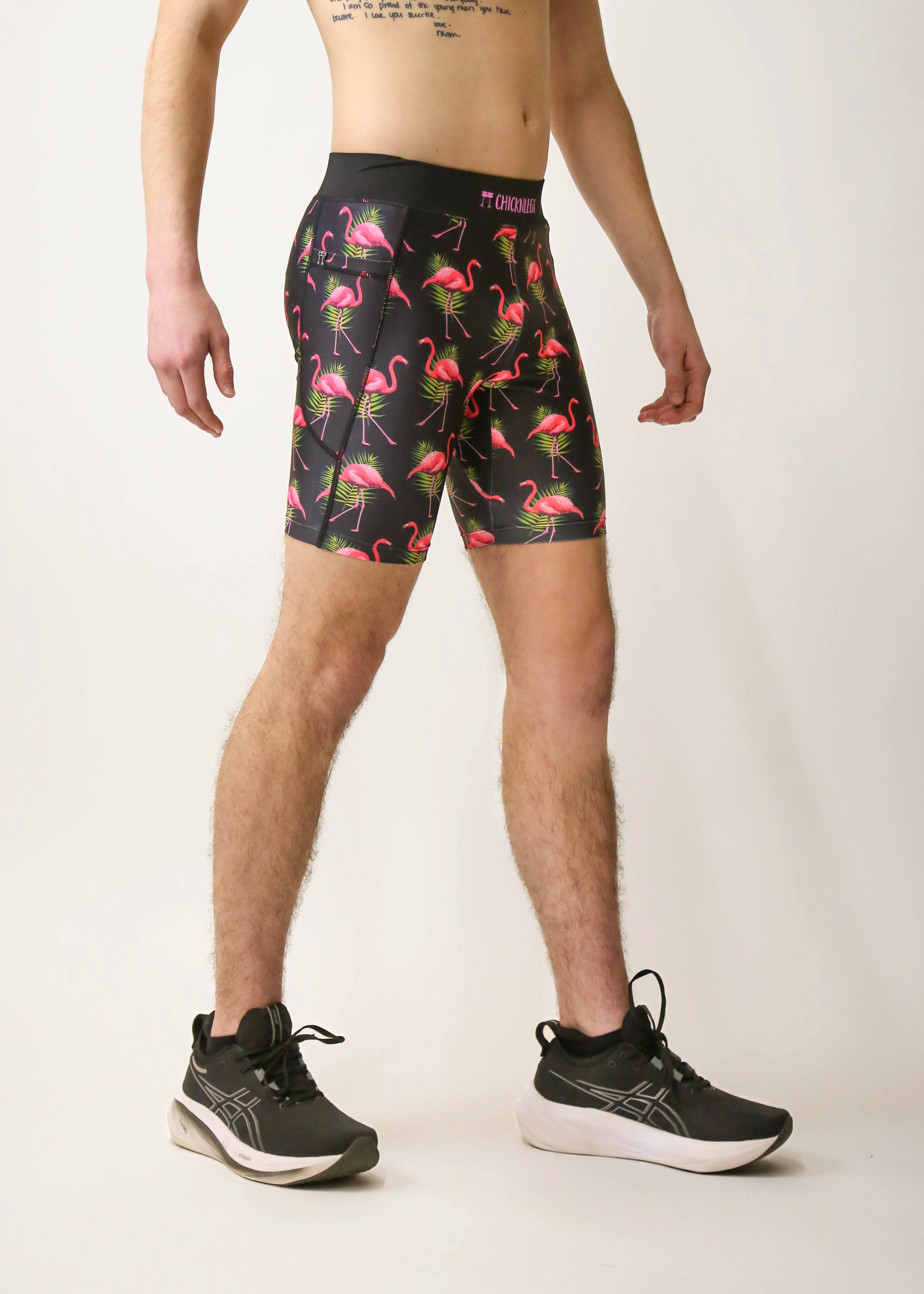 Men's Flamingo 8" Half Tights - Image 4