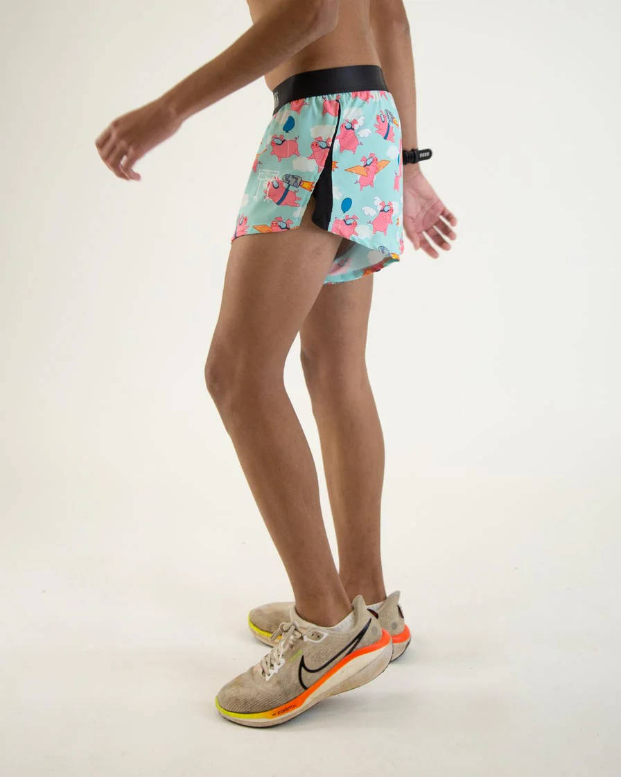 Men's Flying Pigs 2" Split Shorts - Image 3