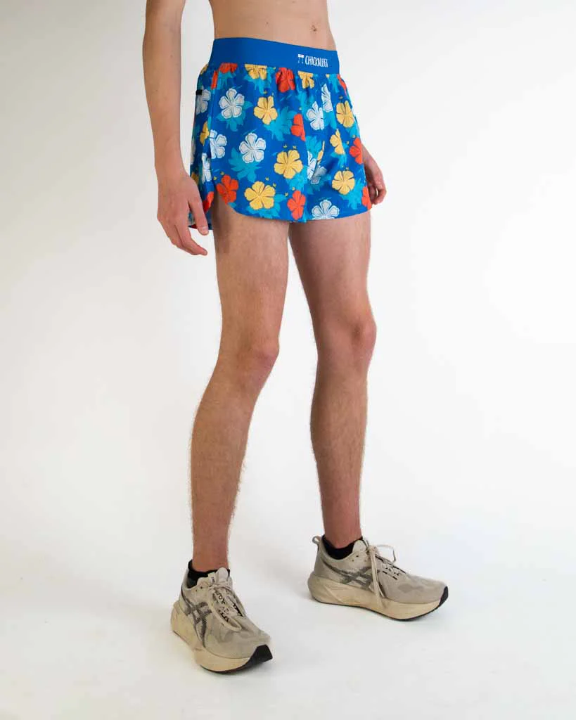 Men's Hawaiian 4" Half Split Shorts - Image 3