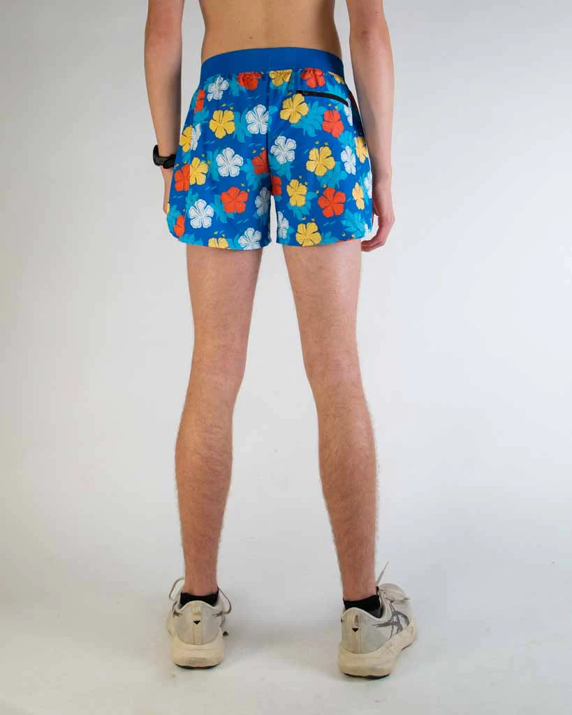 Men's Hawaiian 4" Half Split Shorts - Image 4