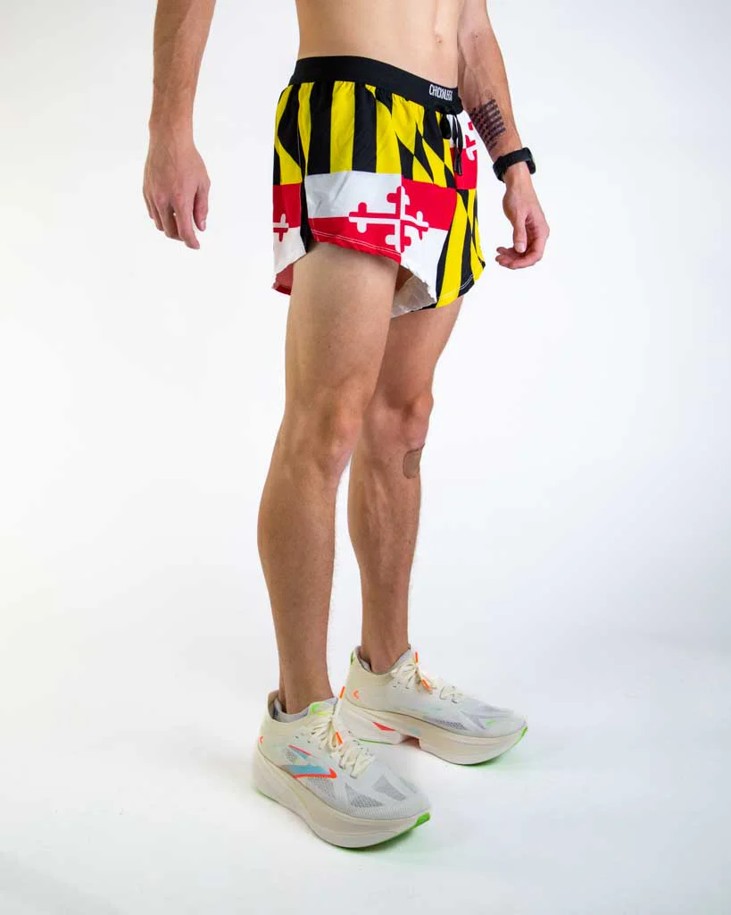 Men's Maryland Flag 2" DS Split Shorts - Image 4