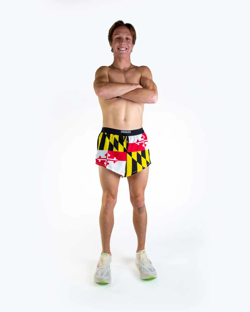 Men's Maryland Flag 2" DS Split Shorts - Image 6