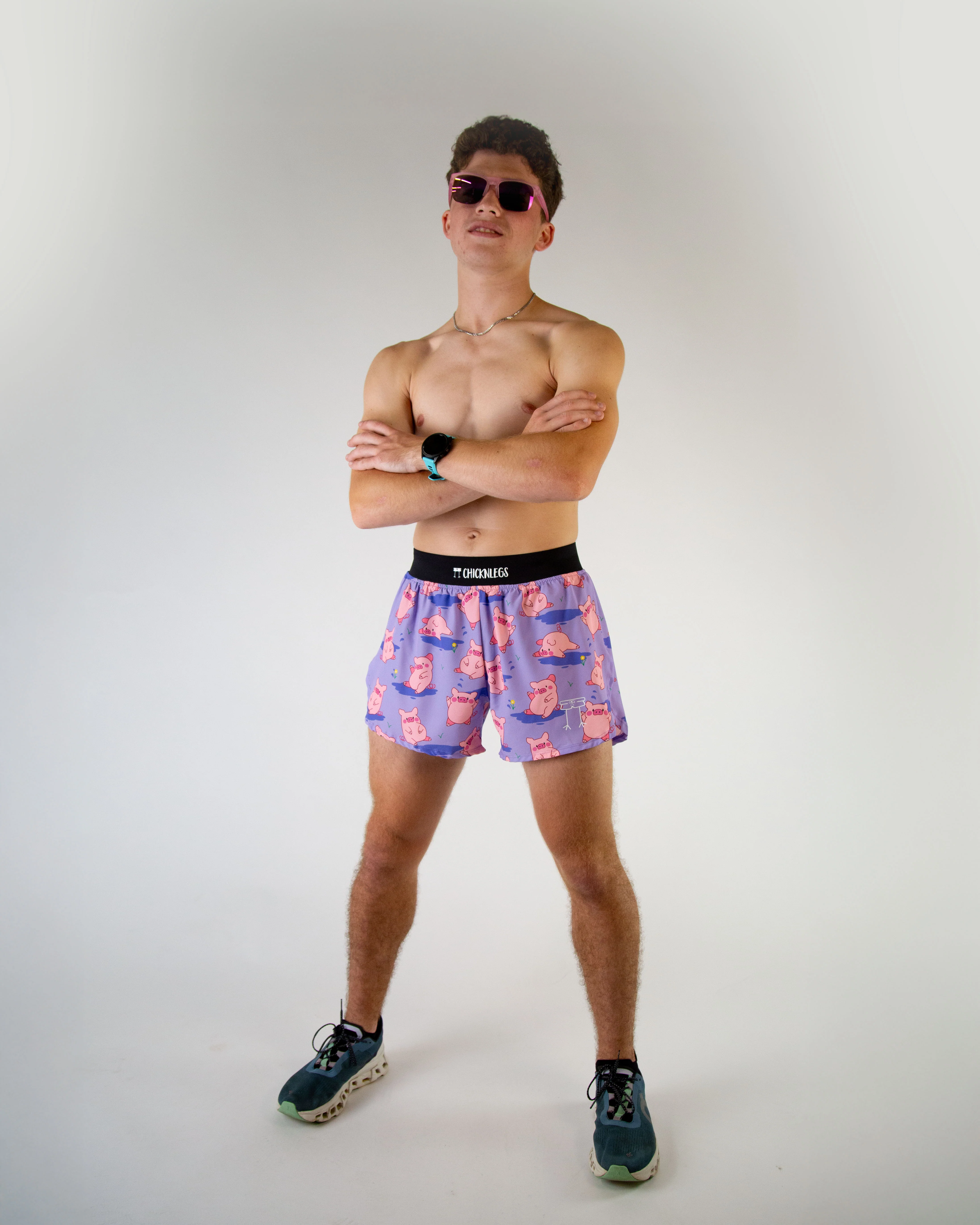 Men's Piggies 4" Half Split Shorts - Image 5
