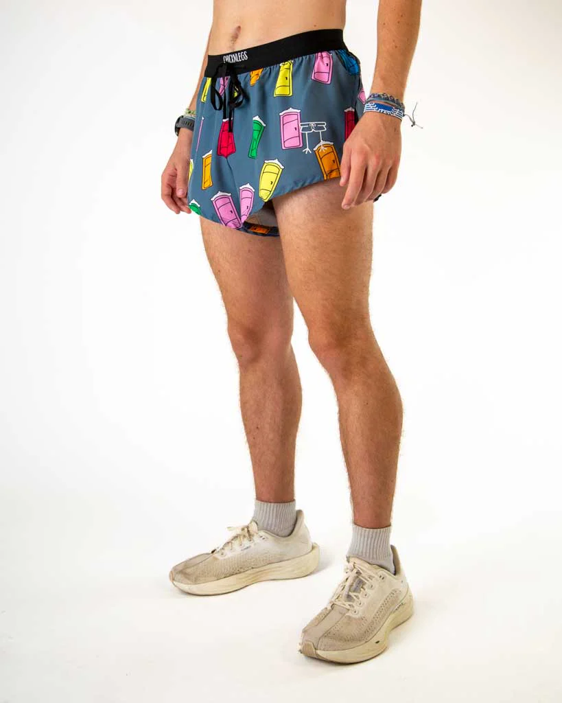 Men's Porta Potty 2" DS Split Shorts - Image 3