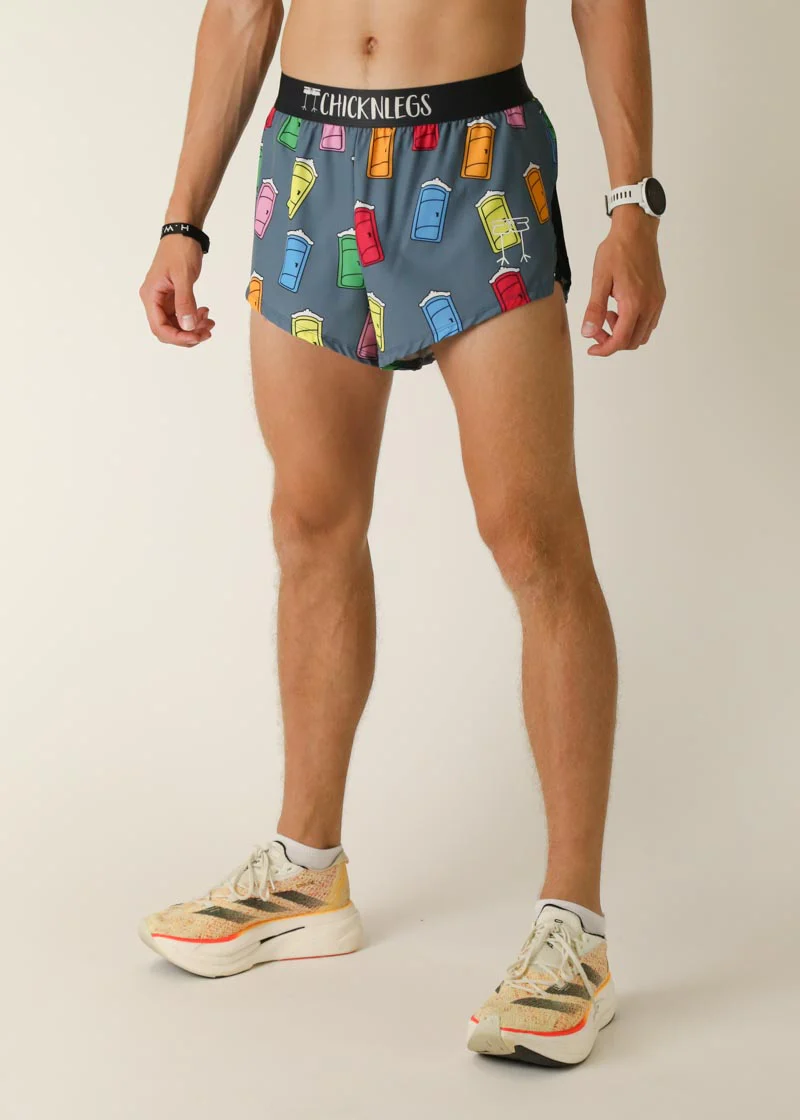 Men's Porta Potty 2" Split Shorts - Image 4