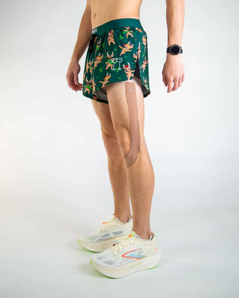 Men's Rockin Reindeer 2" DS Split Shorts - Image 3