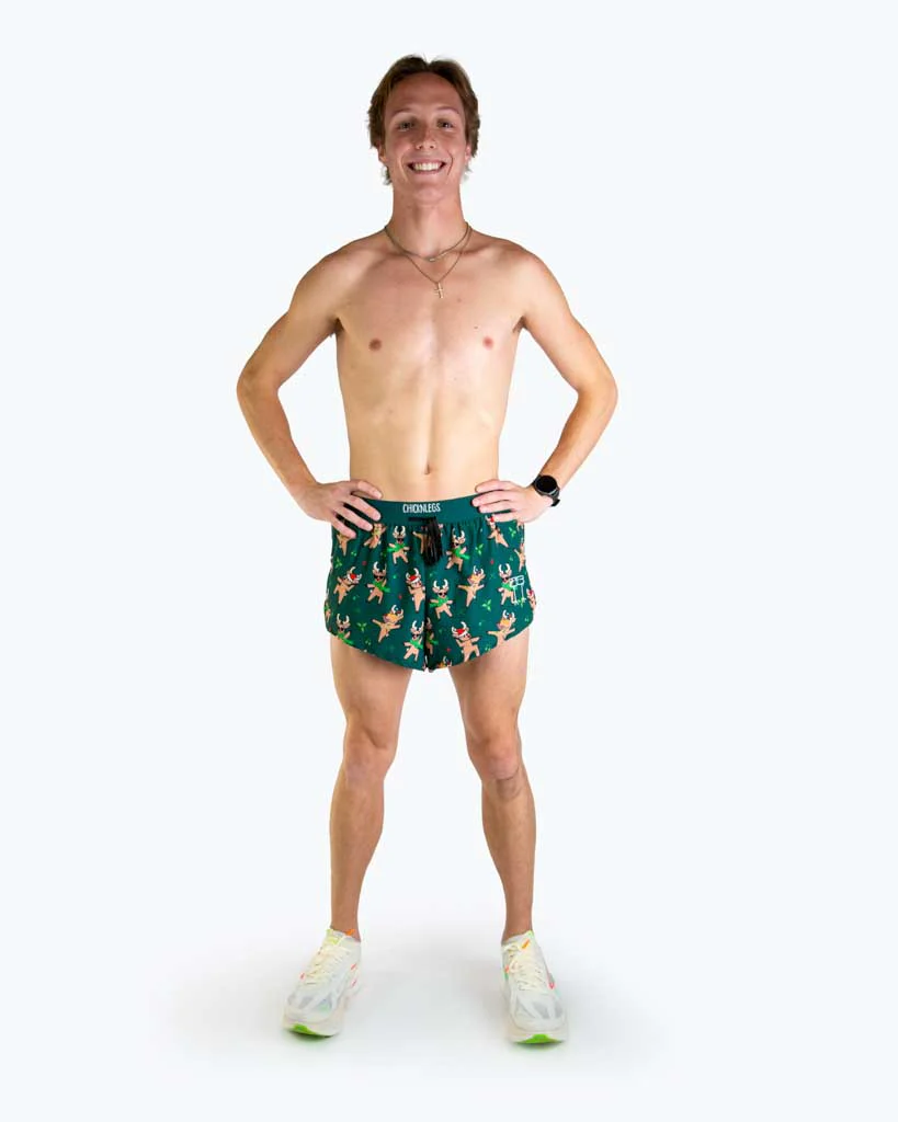 Men's Rockin Reindeer 2" DS Split Shorts - Image 7
