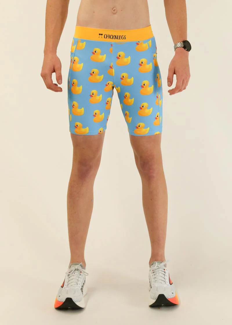 Men's Rubber Ducky 8" Half Tights - Image 2