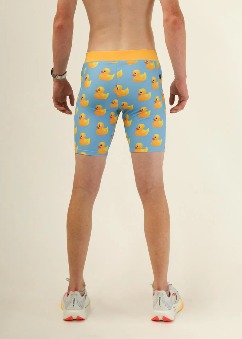 Men's Rubber Ducky 8" Half Tights - Image 5